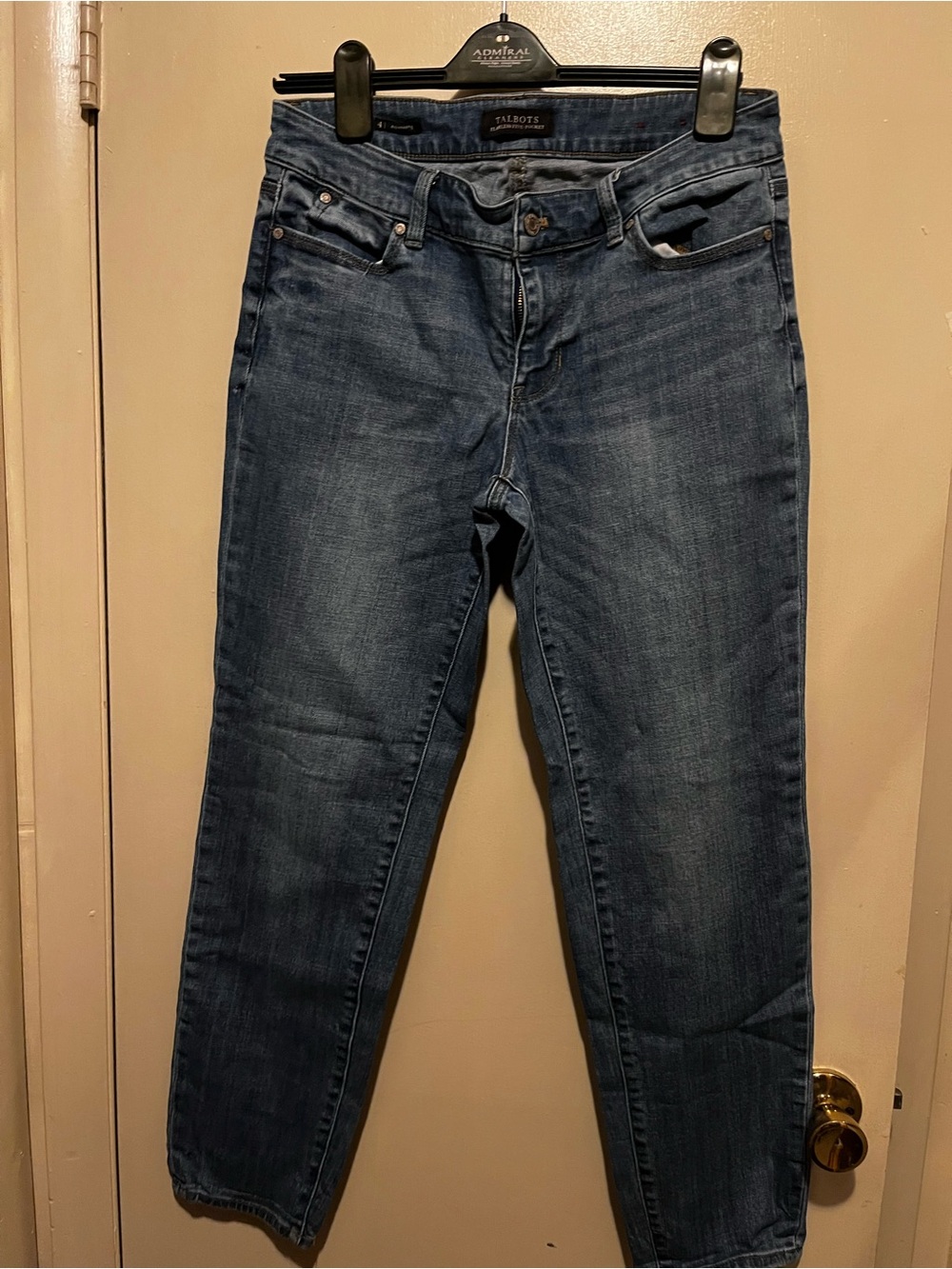 Talbots Women's Medium Blue Boyfriend Jeans size 4